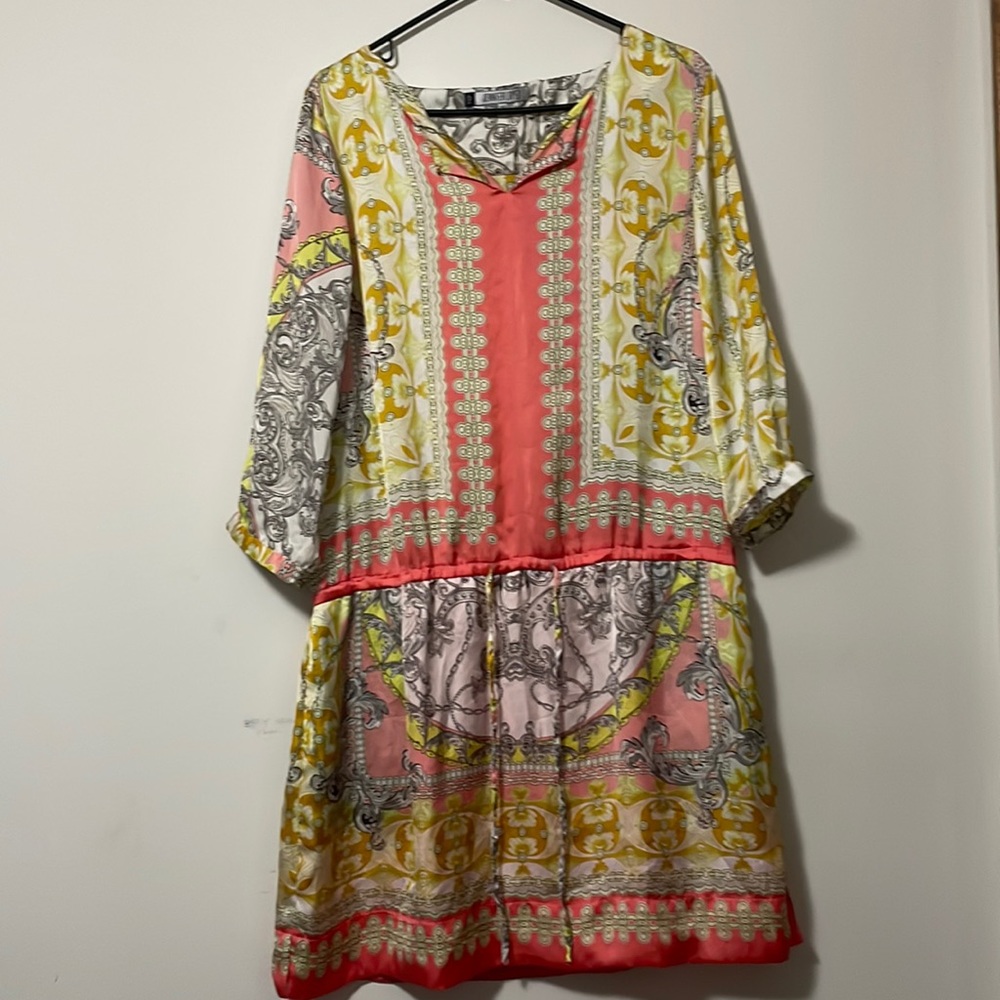 Jennifer Lopez Patterned Dress
